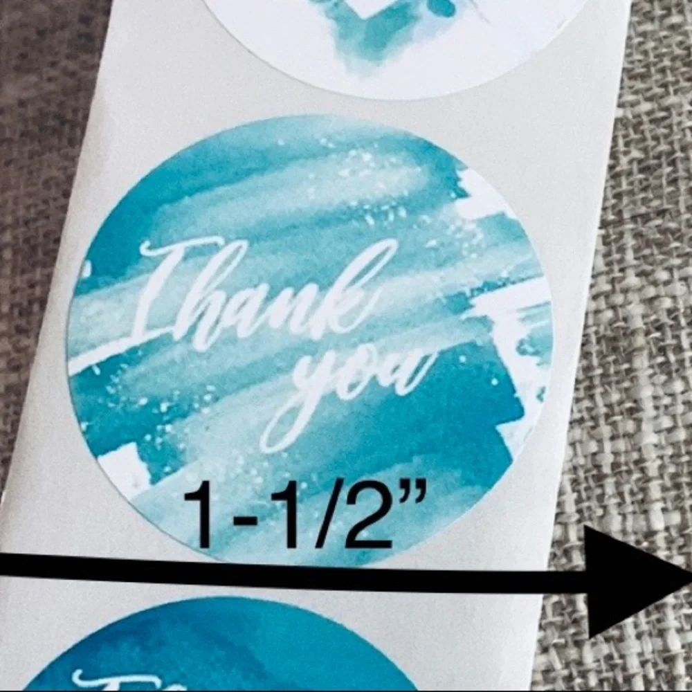 100 ~1.5” Thank You Boutique Stickers 🌟🆕🌟 2 Rolls For $15 (Bundle & Save)